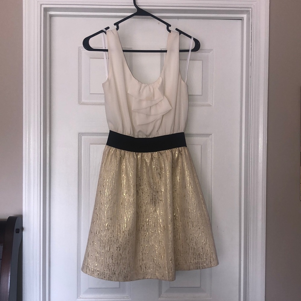 Gold dress